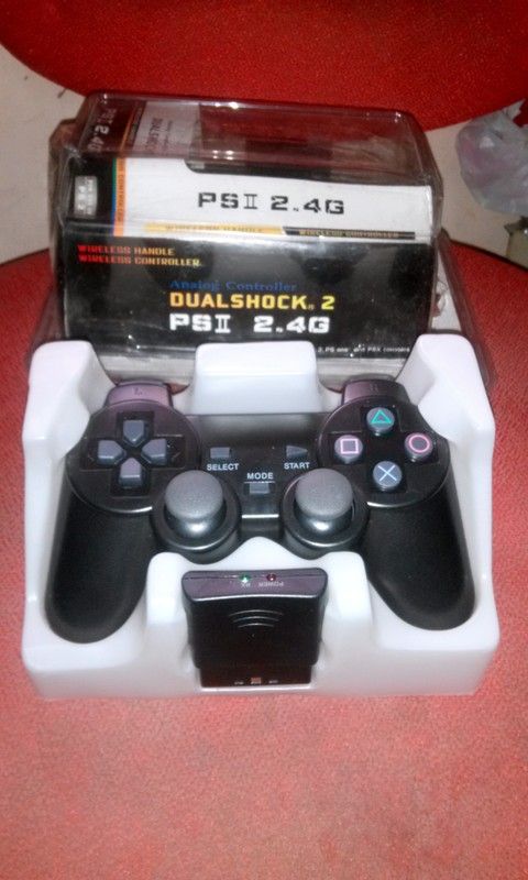1 cặp tay PS2 dualshock2 WIRELESS