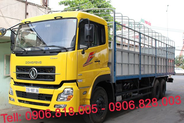Đại lý bán xe tải Dongfeng Hoàng Huy 3 chân C260 nhập khẩu chính hãng, giá tốt