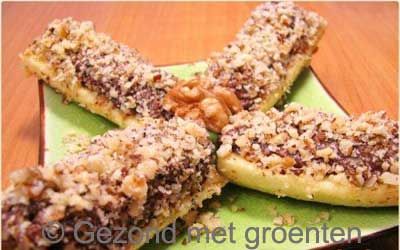 recept Banaan met Walnoot en Chocolade
