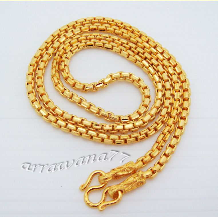 Chain 22K 23K 24K THAI GOLD GP NECKLACE 18" 13.5 Grams Jewelry N48