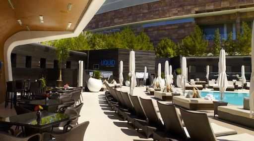 One of the Aria pools