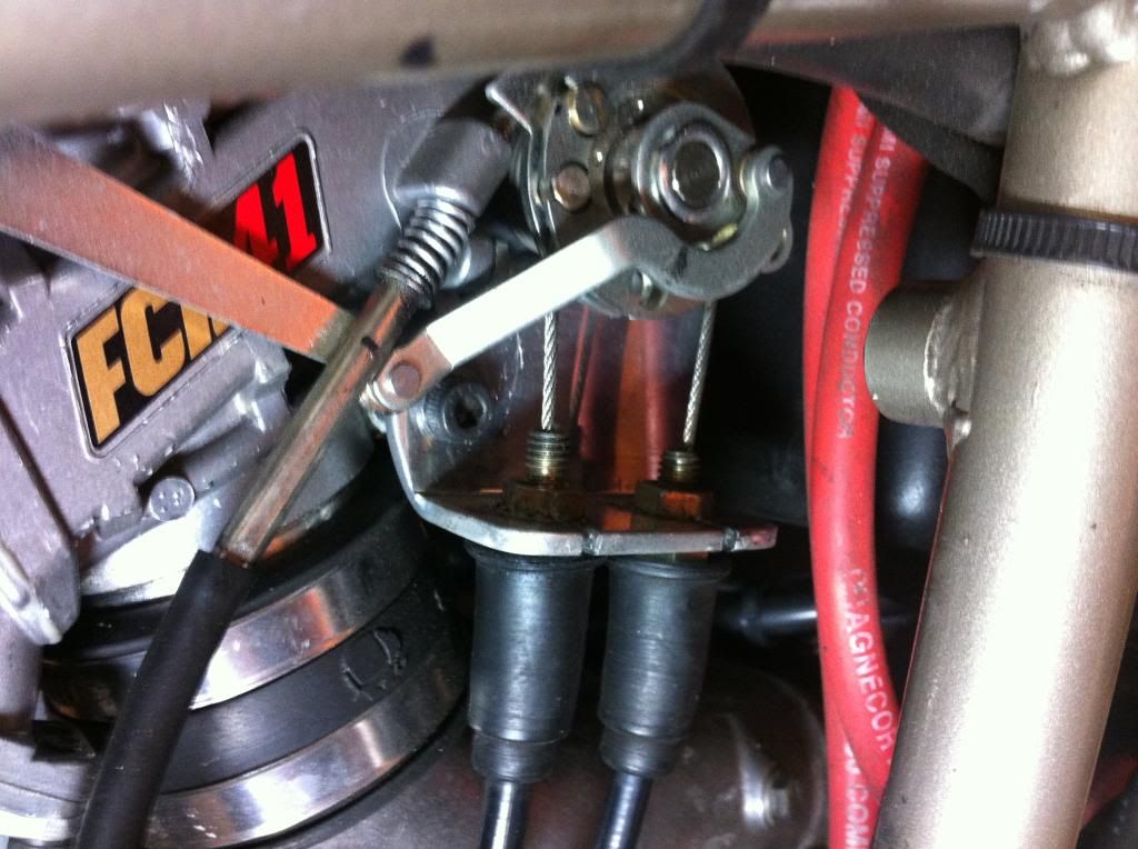 FCR 41 install with MOTION PRO throttle & cables Ducati.ms The