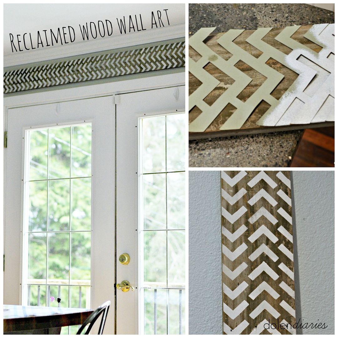 Reclaimed Wood Wall Art {Dolen Diaries for My Craftily Ever After}