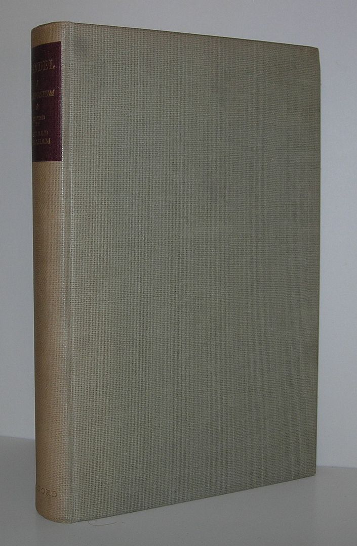 HANDEL A Symposium., Abraham, Gerald (editor) - HANDEL A Symposium., Abraham, Gerald (editor) -