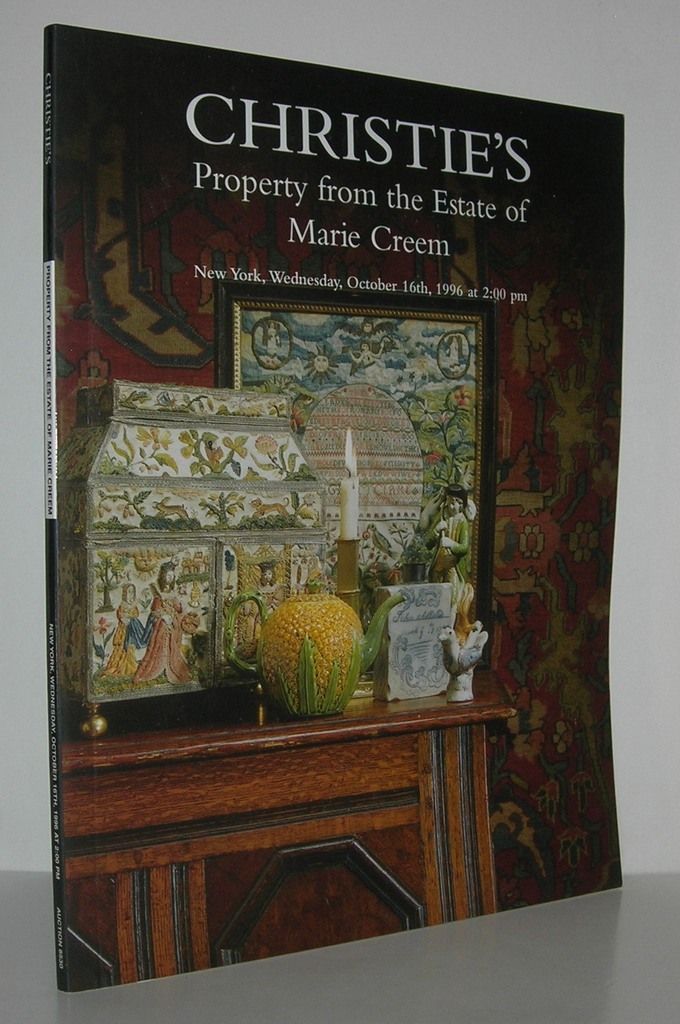 PROPERTY FROM THE ESTATE OF MARIE CREEM, Christie's PROPERTY FROM THE ESTATE OF MARIE CREEM, Christie's