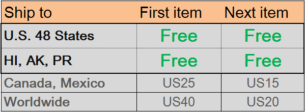 shipping table