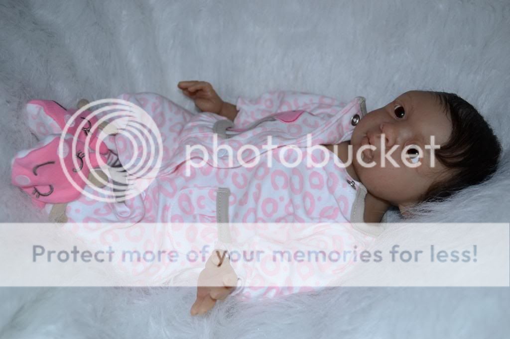 Sugar AA Ethnic Biracial Solid Silicone Baby Girl by Melissa McCrory Eco 20