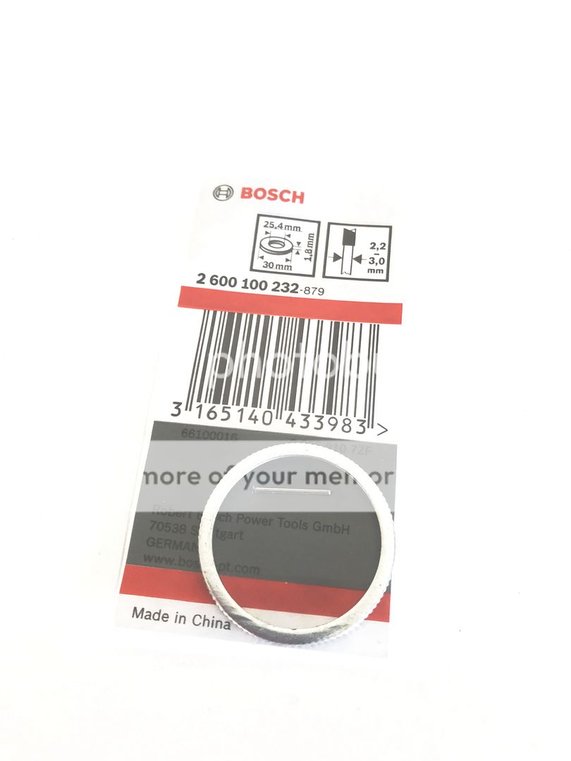 Circular Saw Reducing Ring 30mm Bore to 25.4mm Bore Reducer Ring Only