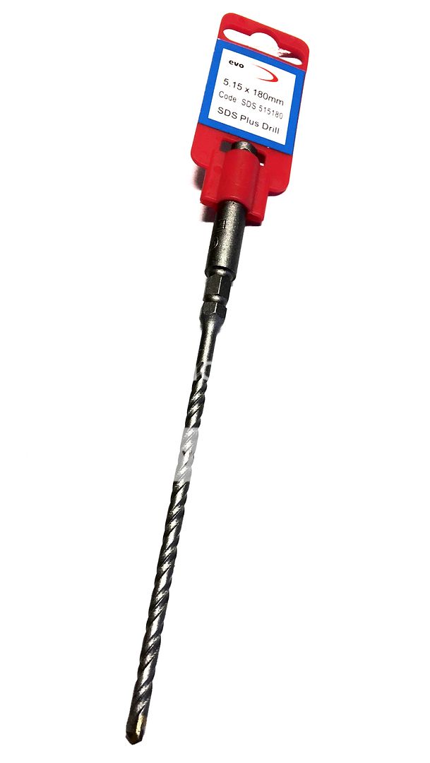 5.15 x 180mm SDS Tapcon Screw Drill Bit to suit Tapcon Screws x 1, SDS