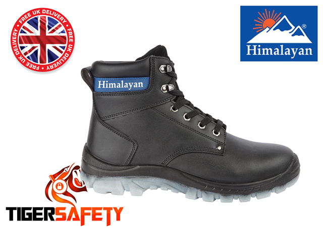 Botas Wellington Seguridad del Himalaya 8814 para hombre S5 Pvc Puntera De Acero Trabajo Wellies