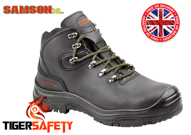 Samson XL 7005 S3 Black Waterproof Composite Toe Cap Safety Boots Hiker ...