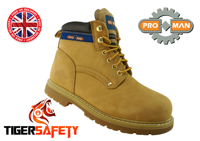 nubuck steel toe boots