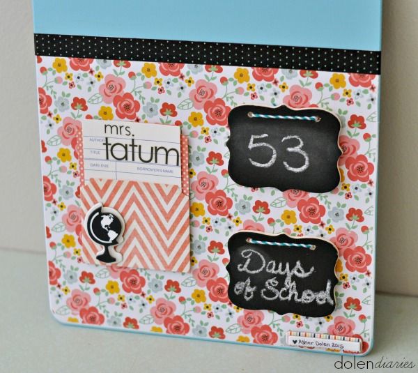 Teacher Gift {Dolen Diaries for The Crafting Chicks}