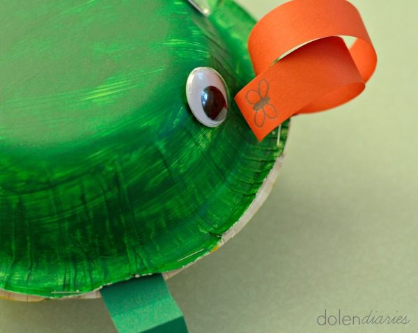 Paper Bowl Frog {Dolen Diaries for 733 Blog}
